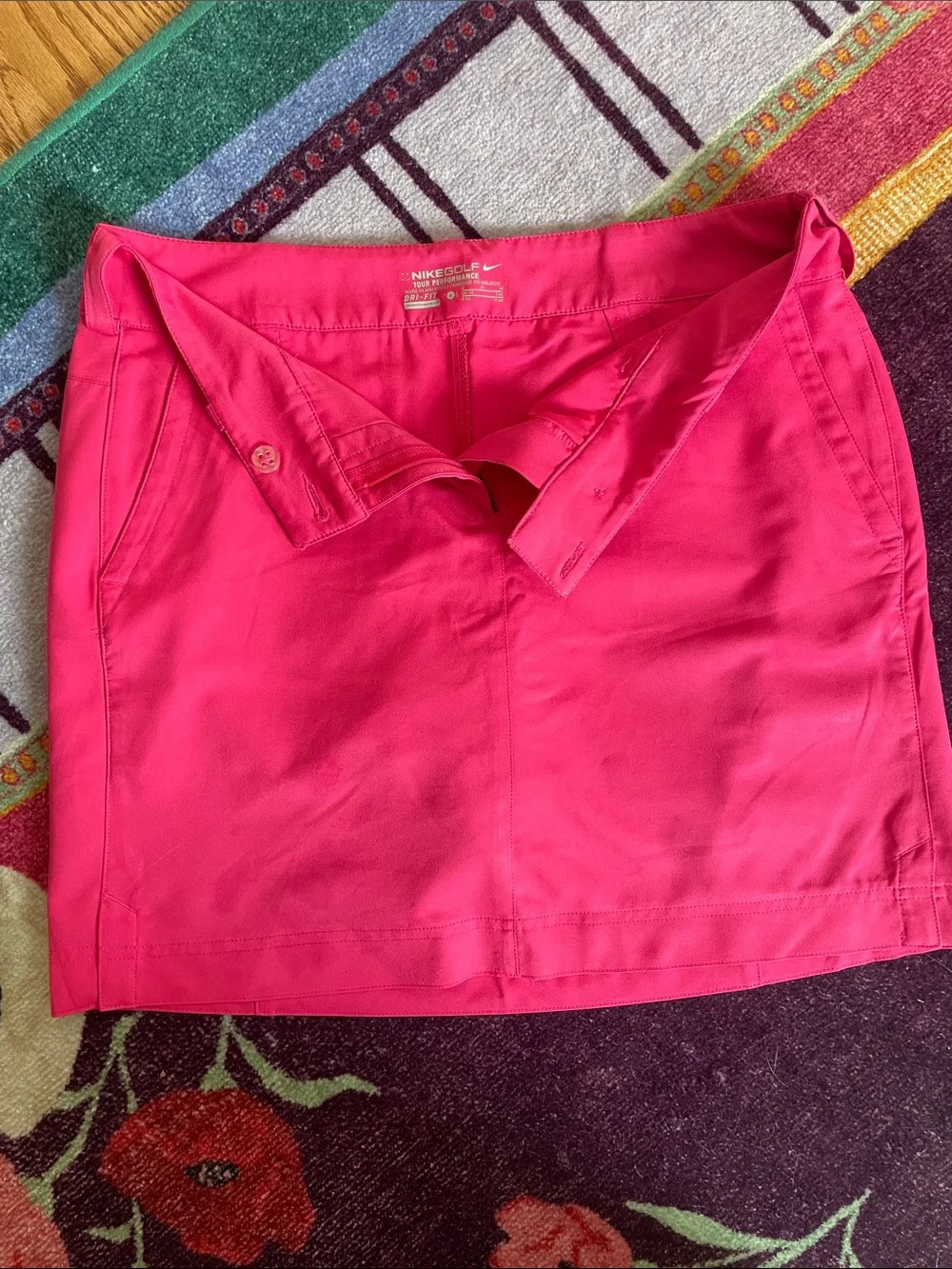 Nike Women's Skorts Trio - Hot Pink, Light Yellow, Cream/Khaki